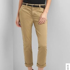 GAP girlfriend chinos- tan